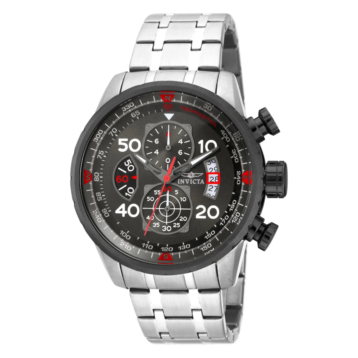Invicta Aviator X Altium Watch - 48mm, Steel (17204) 48 mm kol saati