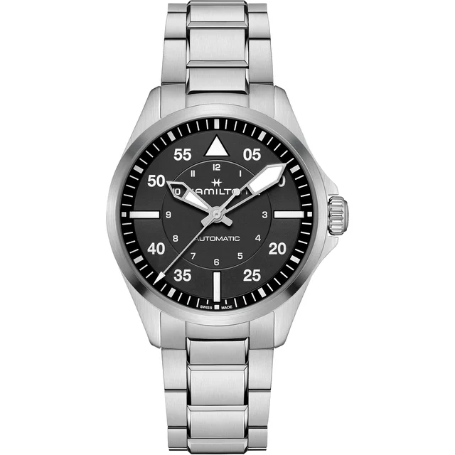 Hamilton Khaki Aviation Pilot Auto 39mm H76305130 kol saati