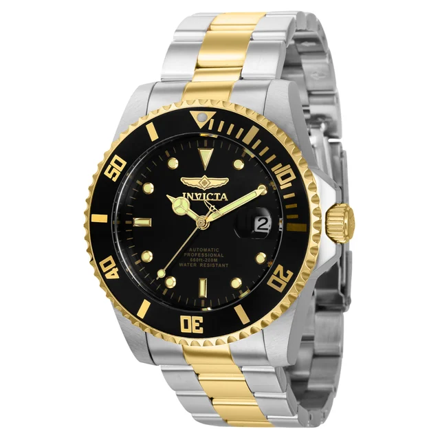 Invicta Pro Diver Harbornova Automatic Watch - 44mm, Gold, Steel (36973) kol saati