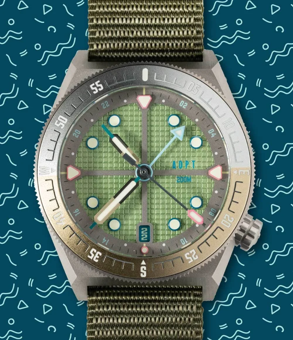 ADPT Series 1 Dual-Time ADPT-MS-DT 44 mm kol saati