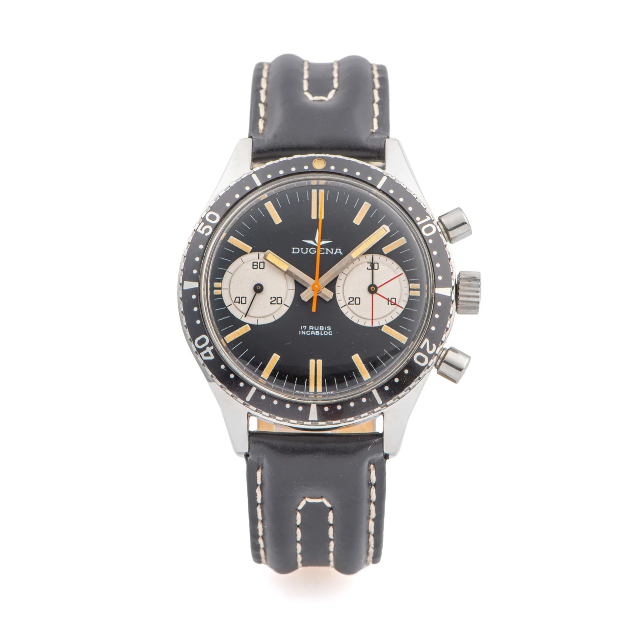 Dugena DUGENA, REF. 4365, CHRONOGRAPH, STEEL kol saati