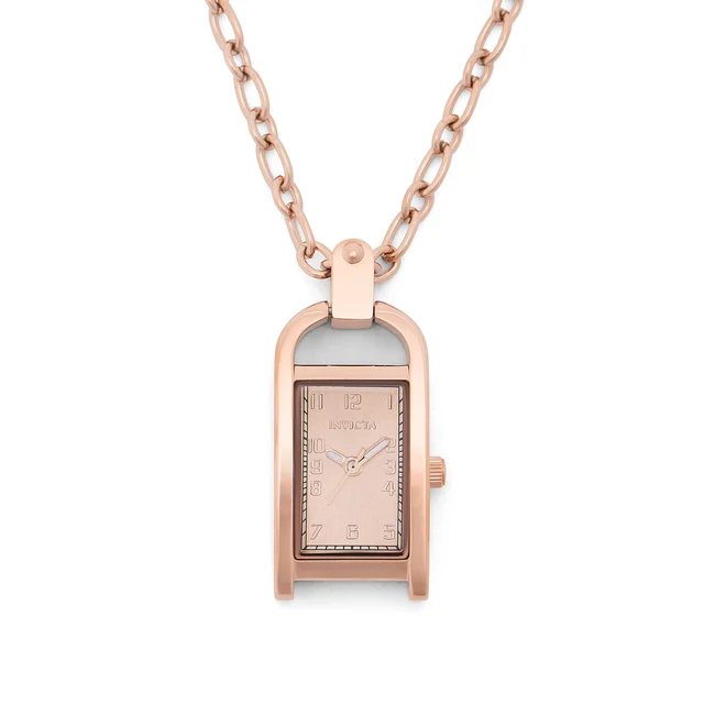 Invicta Mini Angel Necklace Watch - 18mm, Rose Gold (49936) kol saati