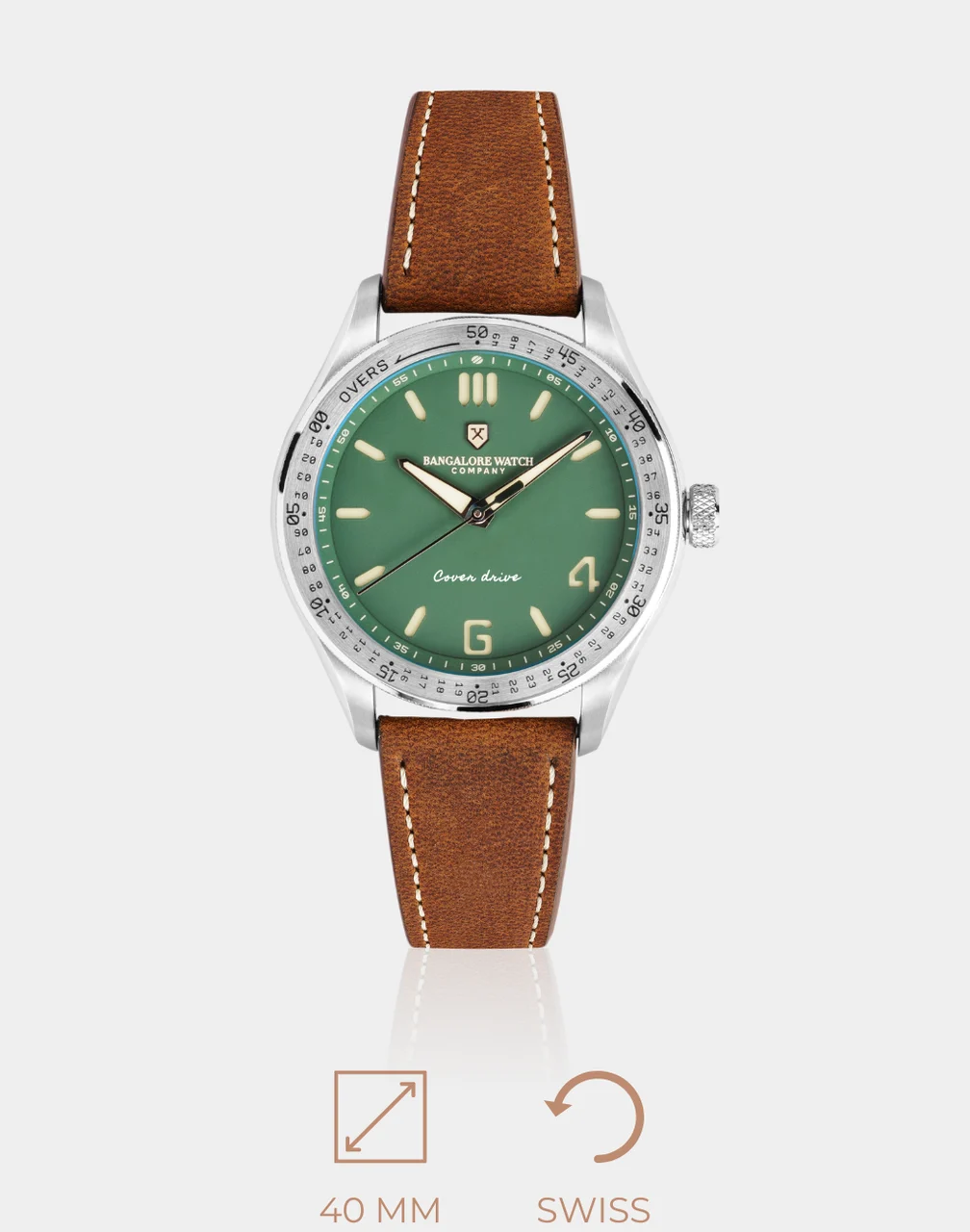 Bangalore Watch Company™ BWC-W-AU-CDR-1 40 mm kol saati