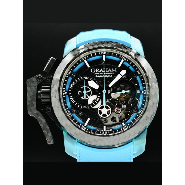 Graham Chronofighter Superlight Carbon Skeleton 210000038163 kol saati
