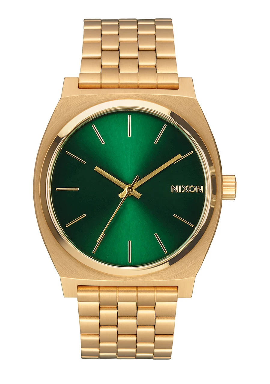 Nixon US Time Teller - Gold / Green Sunray A045-1919-00 37 mm kol saati