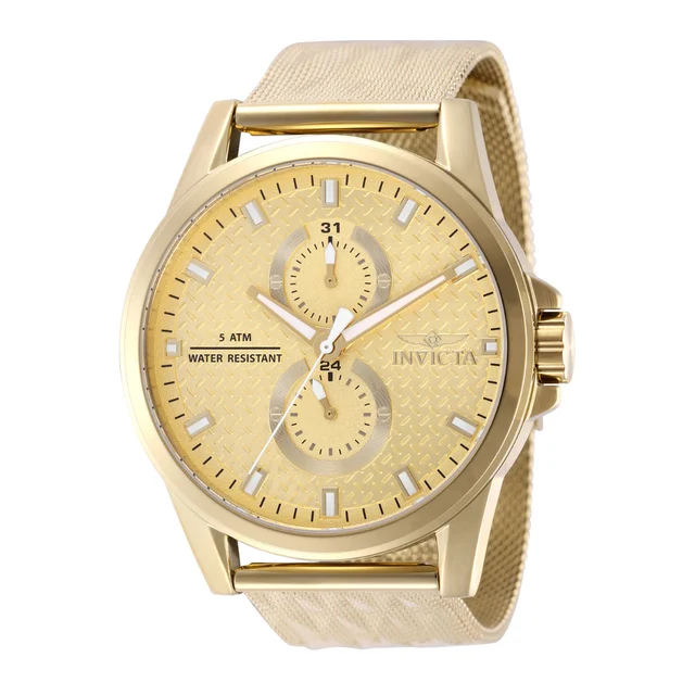Invicta Vintage Tessellum Watch - 44mm. Gold (49949) kol saati
