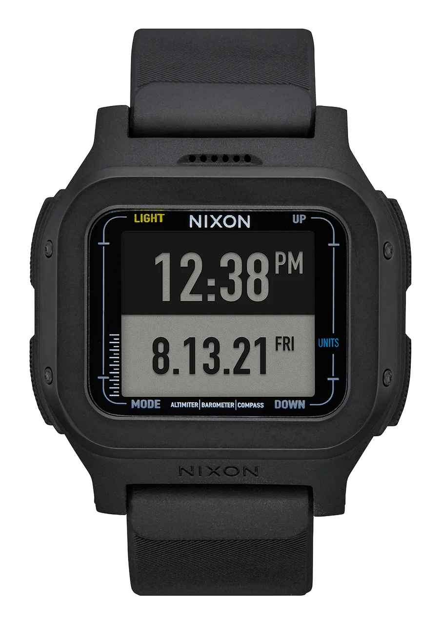 Nixon US Regulus Expedition - All Black A1324-001-00 47.5 mm kol saati