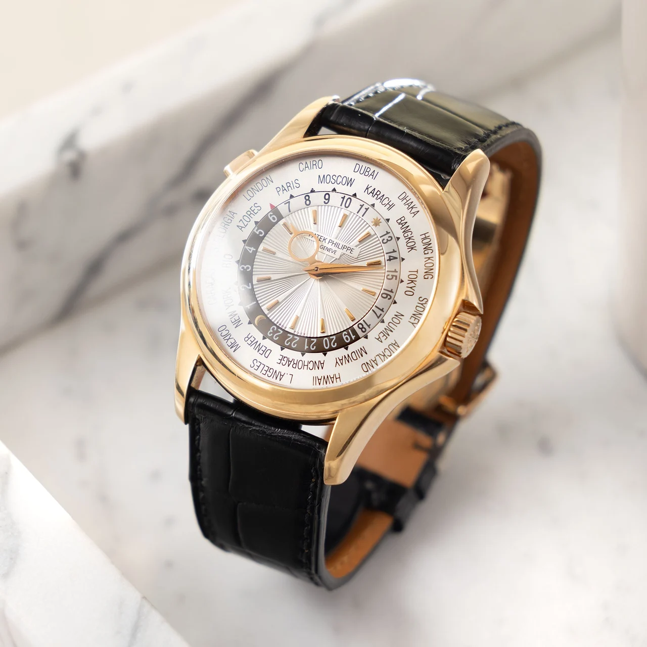 Patek Philippe World Time W-3642 40 mm kol saati