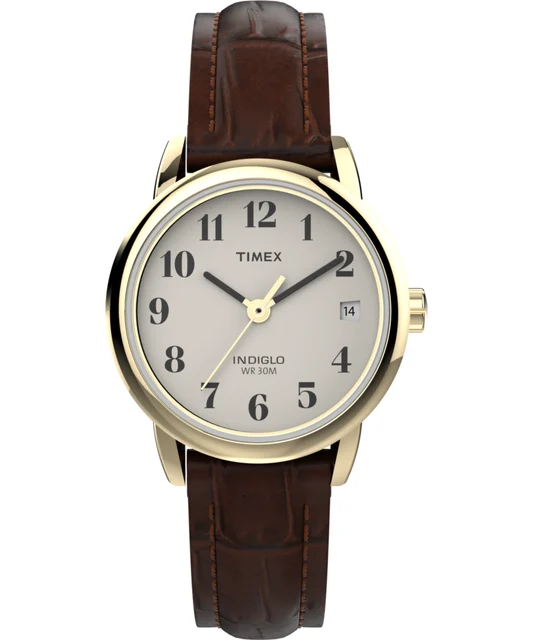 Timex Easy Reader® 25mm Leather Strap Watch T20071 kol saati