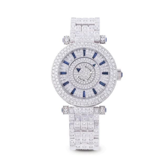 Franck Muller FRANCK MULLER, REF. DM.39.D.2R.CD.SA.BH, DOUBLE MYSTERY, DIAMOND AND SAPPHII
