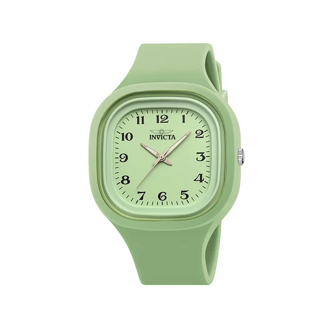 Invicta Celestial Velvion Watch - 45.3mm, Green (70383) kol saati