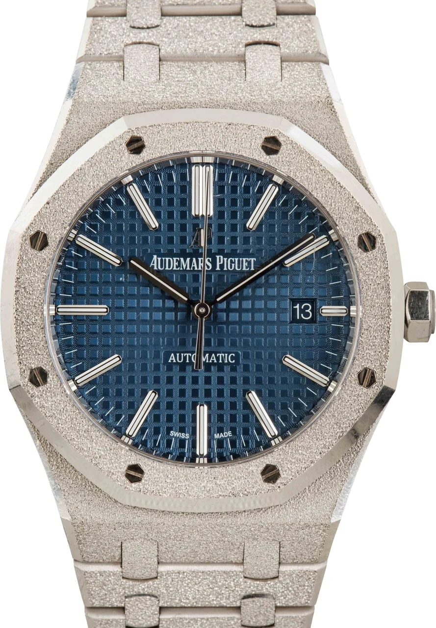 Audemars Piguet Royal Oak Frosted White gold 15410BC.GG.1224BC.01 kol saati