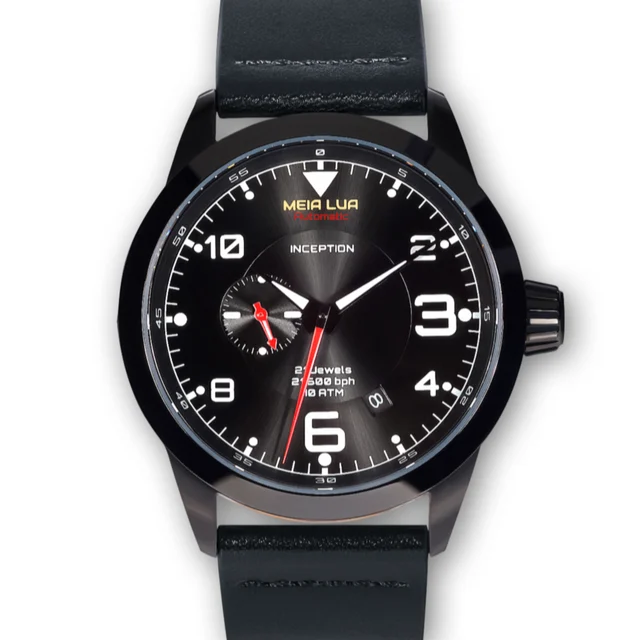 MEIA LUA Watches Deepmoon-blk-blk kol saati