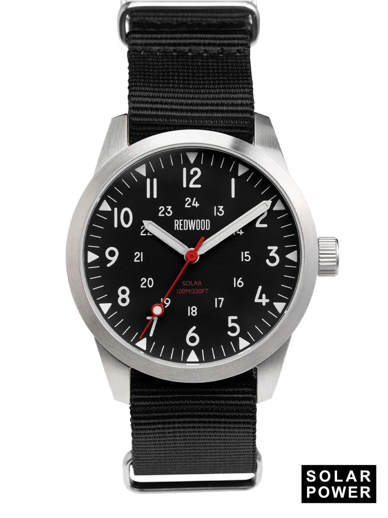 Redwood Kilroy - Black (Solar) 40 mm kol saati
