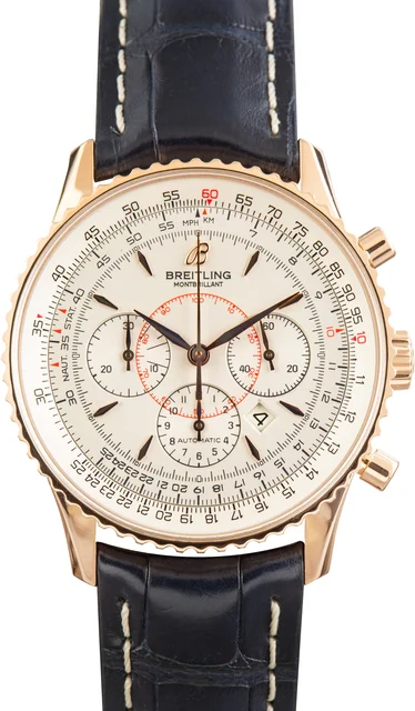 Breitling Montbrillant Rose Gold Limited Edition R4137012/G636 kol saati