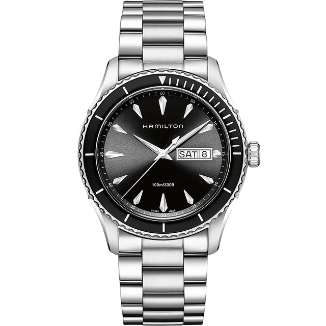 Hamilton Jazzmaster Seaview Day Date Quartz H37511131 kol saati