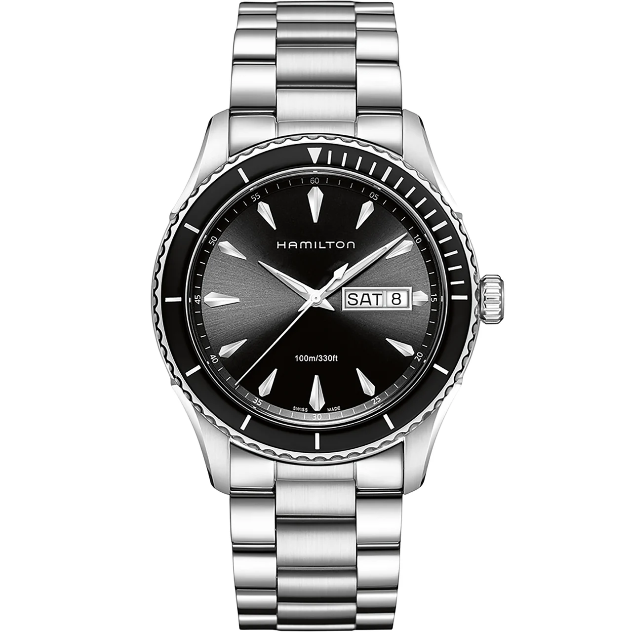 Hamilton Jazzmaster Seaview Day Date Quartz H37511131 42 mm kol saati