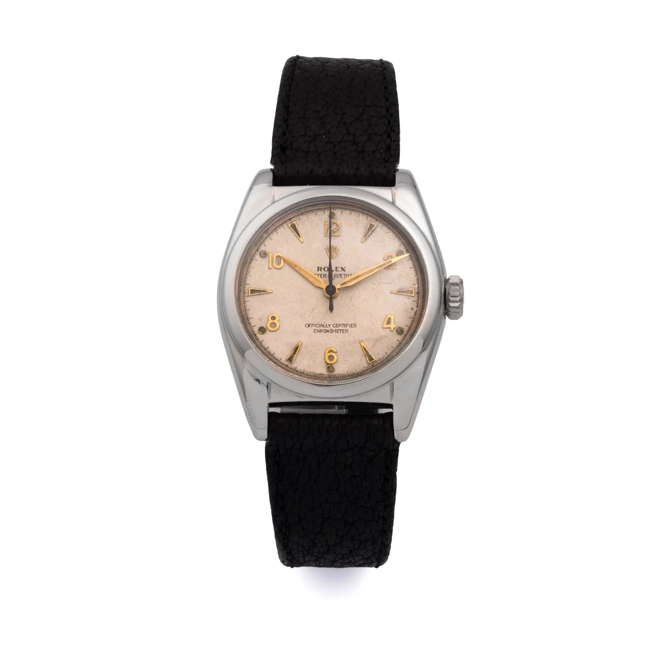 Rolex ROLEX REF 6050, BUBBLEBACK GOLD AND STEEL kol saati