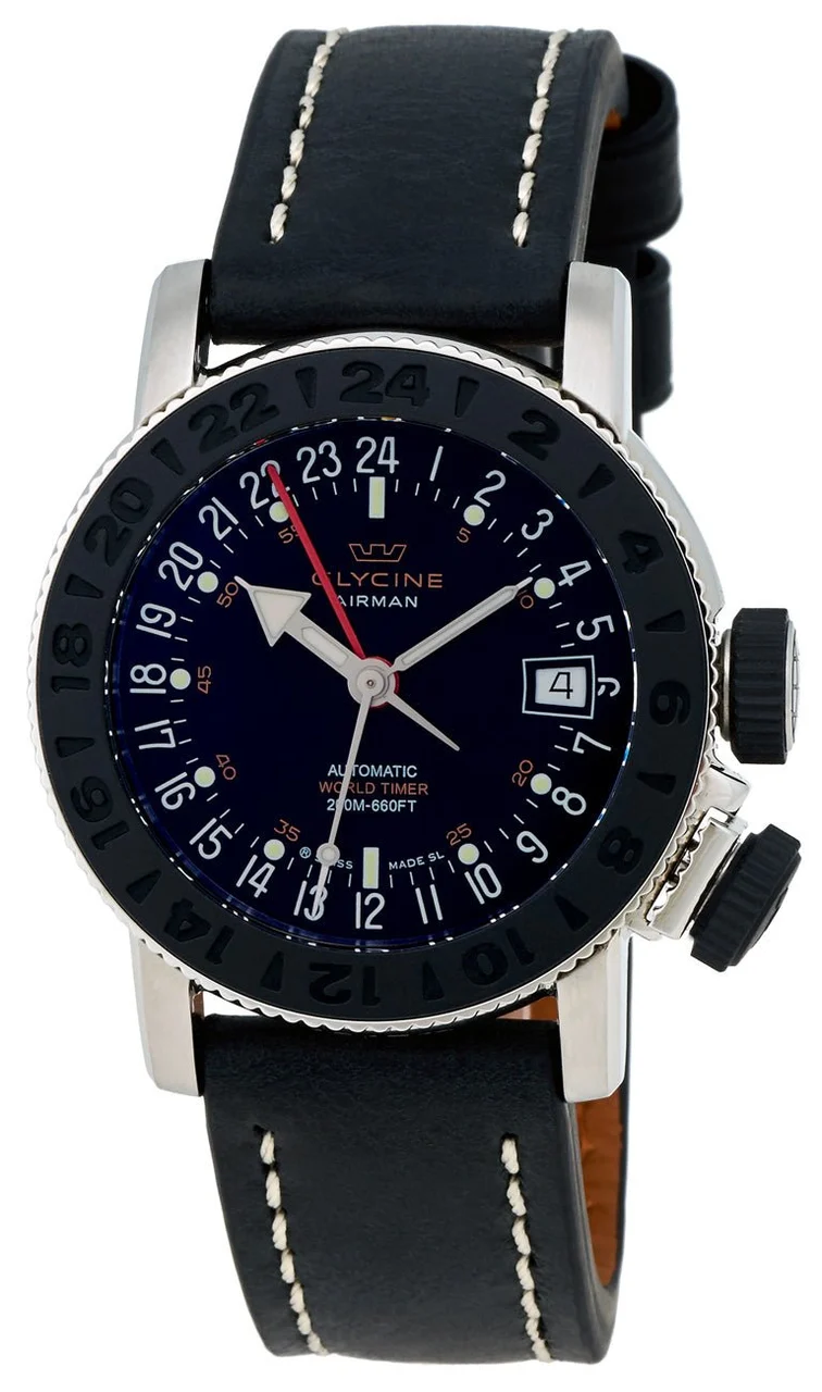 Glycine Airman 3928.191.LB9B-WB 45 mm kol saati