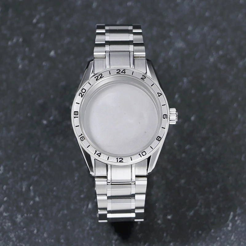 Tandorio Watches Premium GS GMT Mod Case 38MM High Quality Sapphire NH35/NH34 Stainless Steel Watch Waterproof 5863663183139 38 mm kol saati