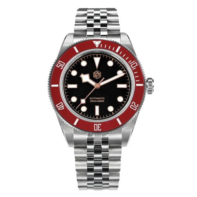 San Martin 87506641-black-matte-dial kol saati