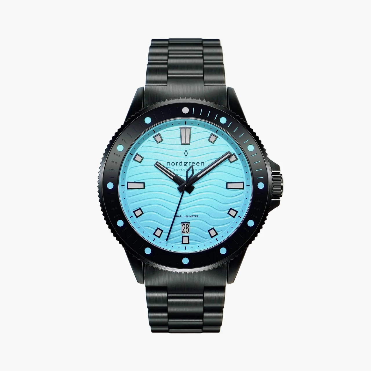 Nordgreen Waves 40mm WA40BL3LBLTU 40 mm kol saati
