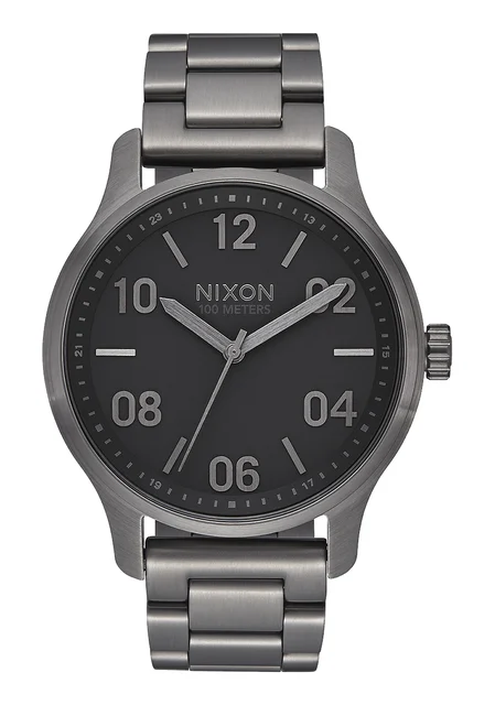 Nixon US Patrol - Gunmetal / Black A1242-1531-00 kol saati