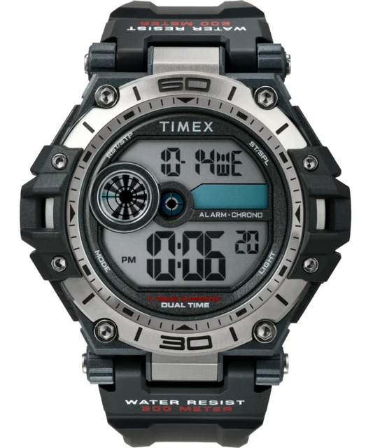Timex Digital 53mm Resin Strap Watch TW5M633009J kol saati