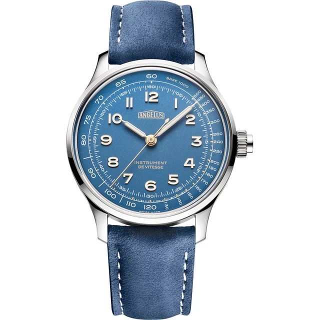 Angelus Instrument De Vitesse Blue 0CHBS.U01A.V010S kol saati