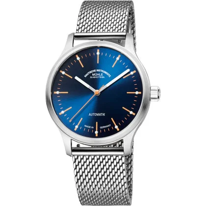 Muhle Glashutte Mühle Glashütte Panova Blue M1-40-72-MB kol saati