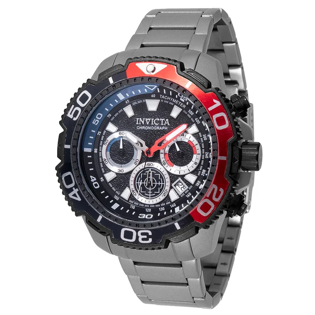 Invicta Commandor Watch - 48mm. Titanium (49497) kol saati