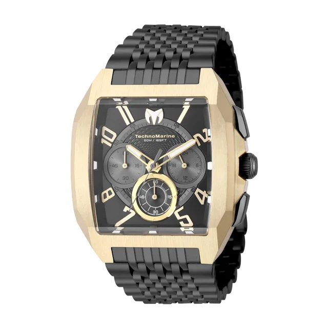Technomarine Aqua Quadrant Watch - 41mm, Black (TM-226020) kol saati