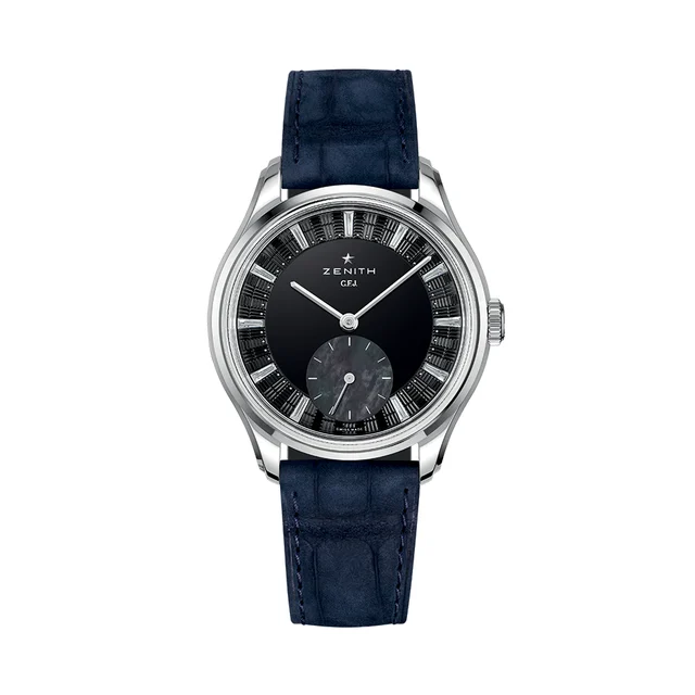 Zenith Tantalum Limited Edition 39.15mm - Black on Leather Strap, and Two Additional Leath