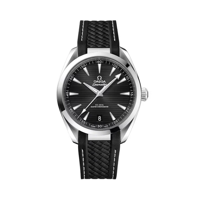 OMEGA Seamaster Aqua Terra 150M 41mm - Black on Rubber Strap O22012412101001 kol saati