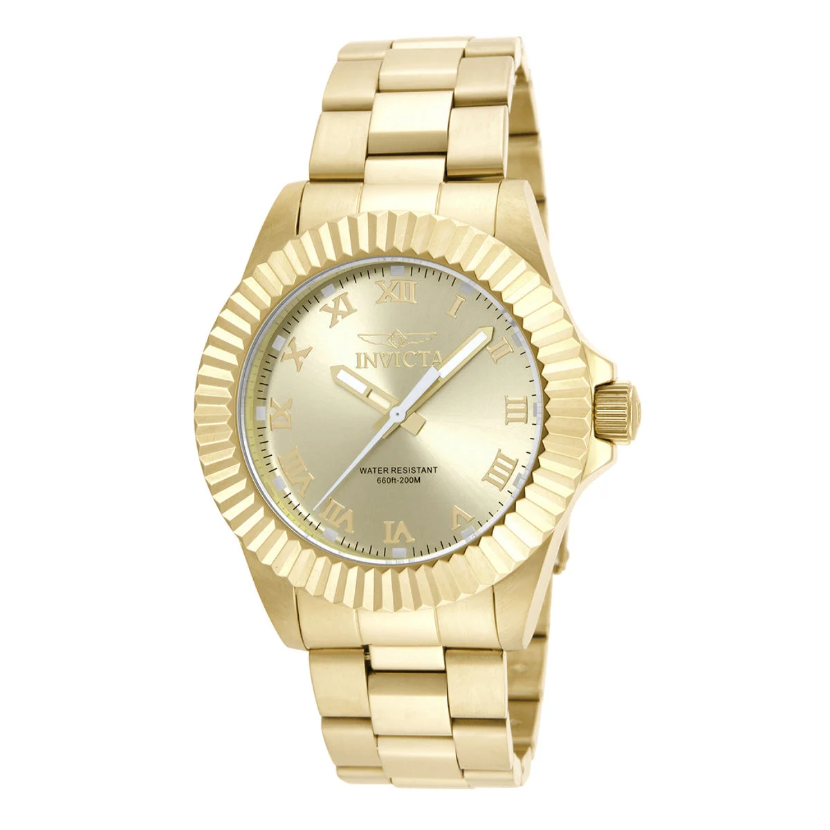 Invicta Pro Diver Pleatix Watch - 44mm, Gold (16739) 44 mm kol saati