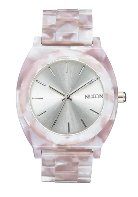Nixon US Time Teller Acetate - Pink / Silver A327-718-00 kol saati