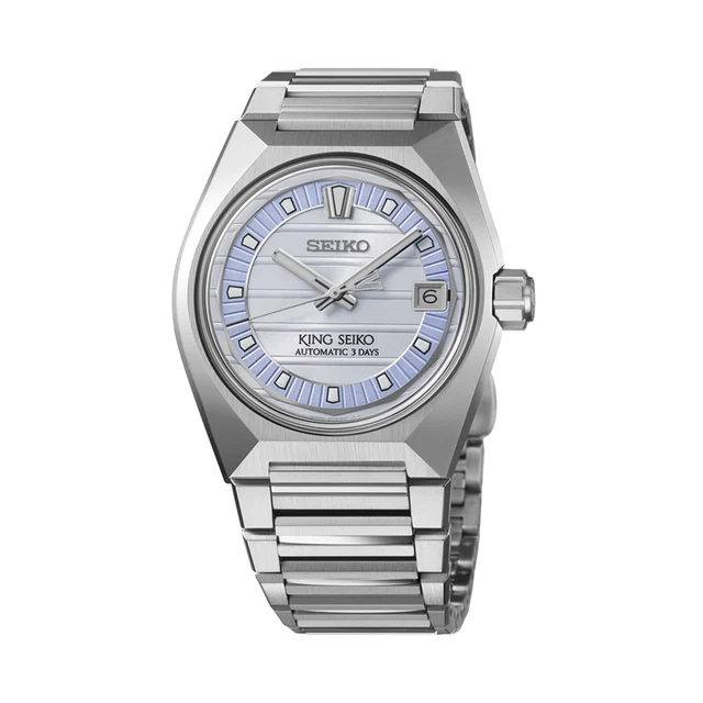 Seiko King VANAC 41mm - Silver on Bracelet SLA091 kol saati