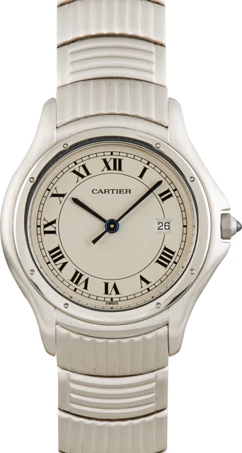 Cartier Cougar Stainless Steel W35011F8 kol saati