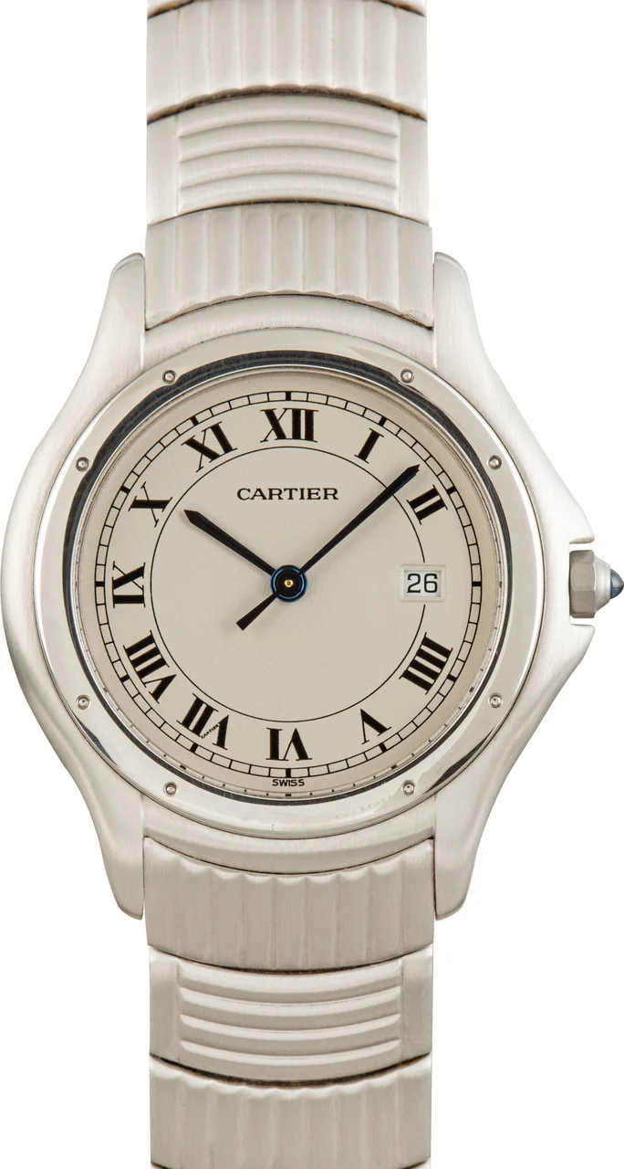 Cartier Cougar Stainless Steel W35011F8 kol saati