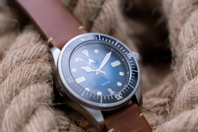 Aerotec Watches Sea Hunt ( Blue Dial ) kol saati