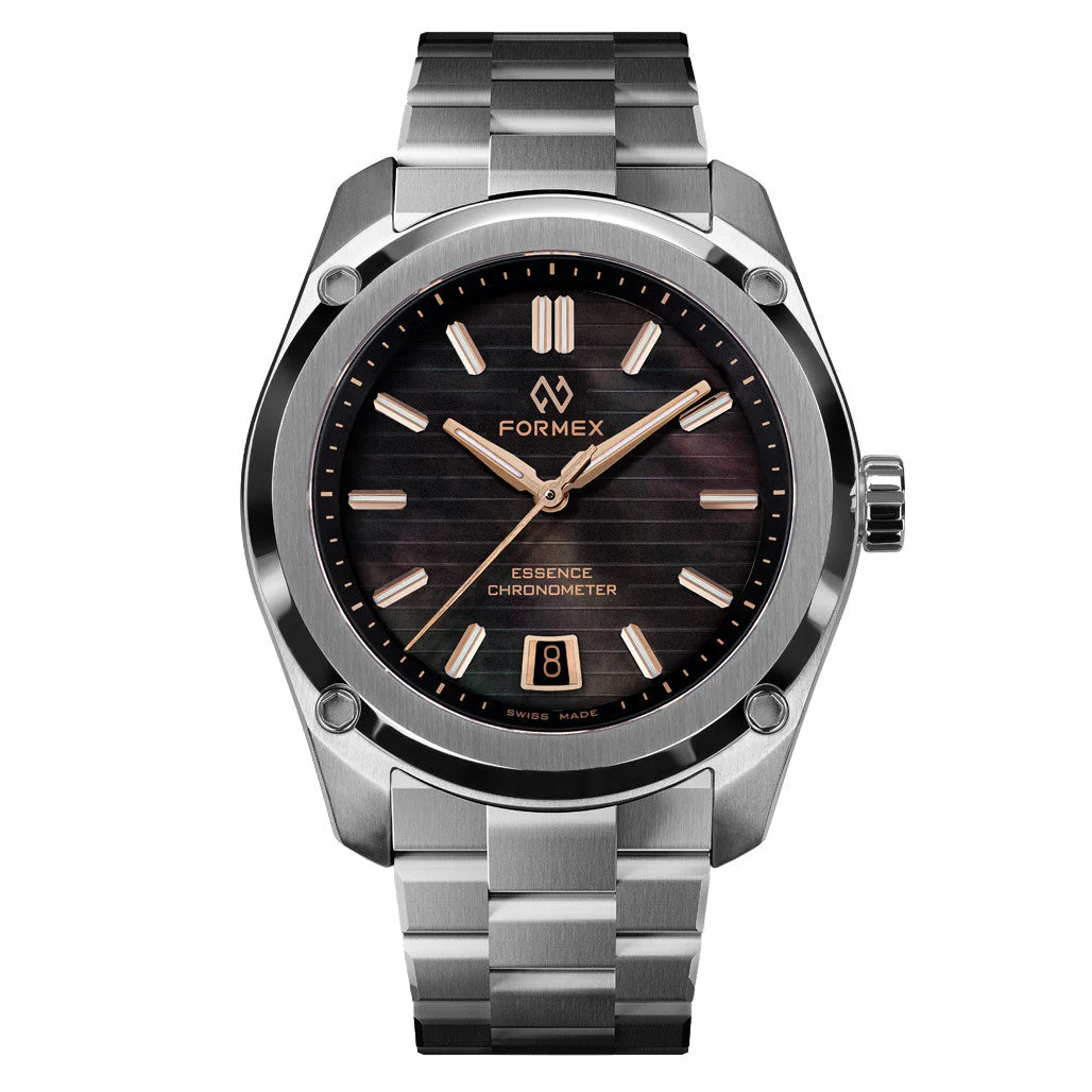 Formex Essence ThirtyNine Black Pearl Swiss Chronometer #0339.1.6641.101 45 mm kol saati