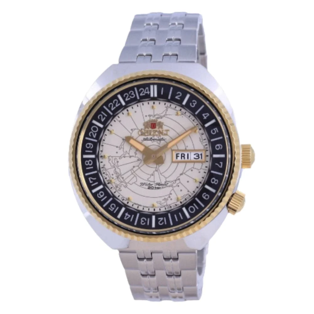 Orient World Map RA-AA0E01S09C 44 mm kol saati