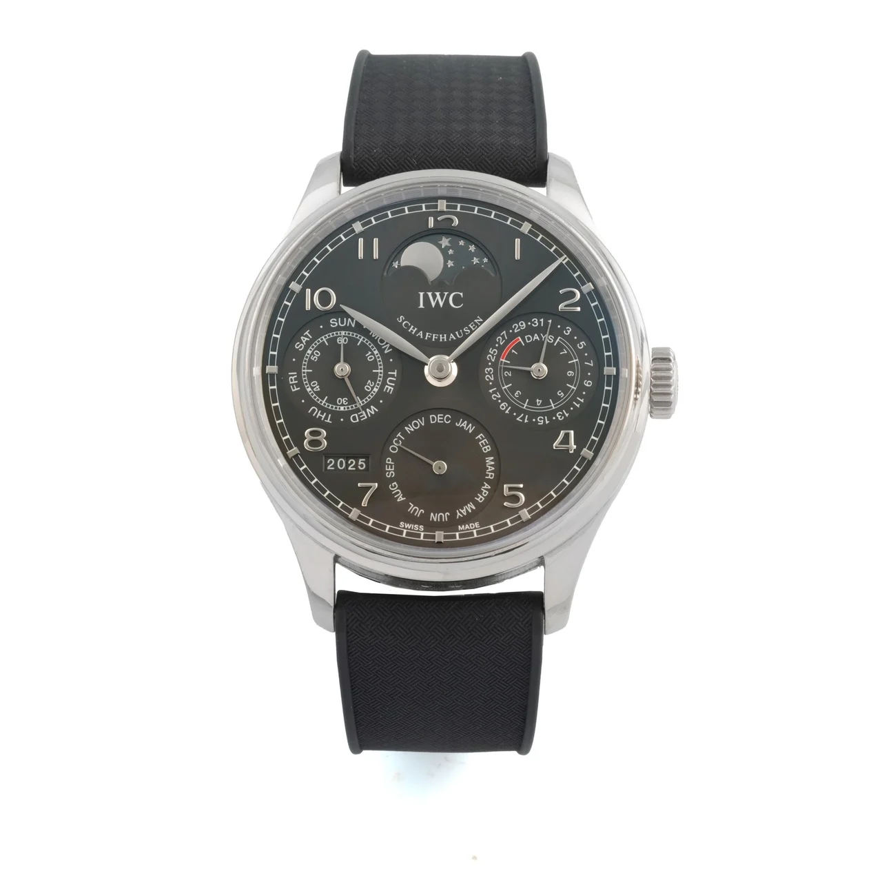 IWC IWC, REF. 5022, PORTUGUESE PERPETUAL CALENDAR, LIMITED EDITION FOR DUBAIL, PLATINUM kol saati