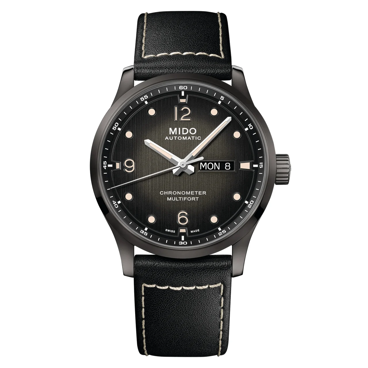 Mido Multifort M038.431.36.057.00 42 mm kol saati
