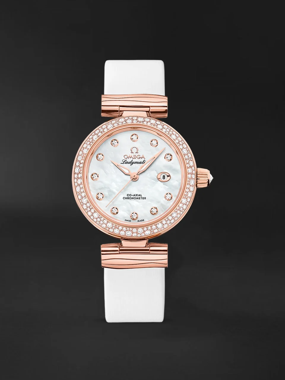OMEGA Ville Ladymatic 425.67.34.20.55.008 34 mm kol saati