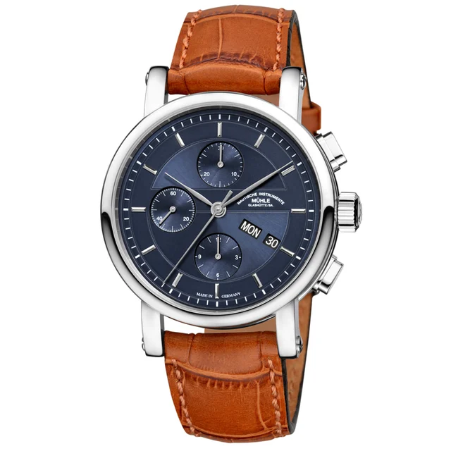 Muhle Glashutte Mühle Glashütte Teutonia II Chronograph M1-30-92-LB kol saati