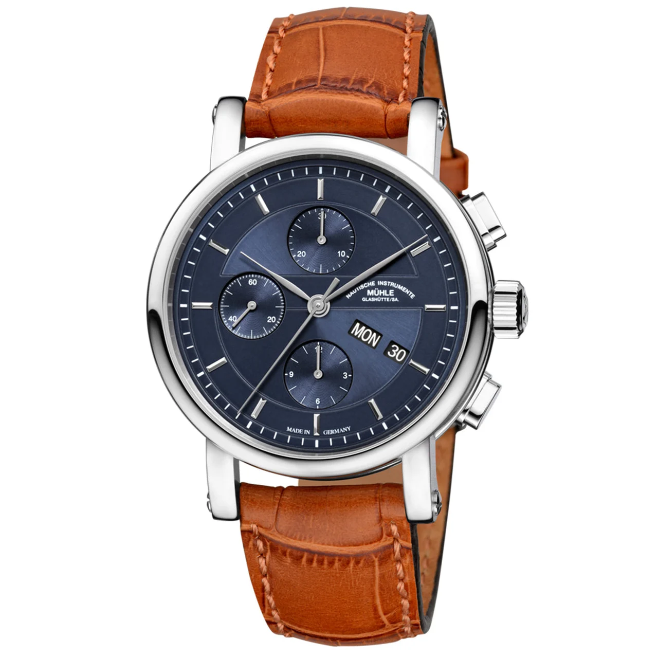 Muhle Glashutte Mühle Glashütte Teutonia II Chronograph M1-30-92-LB kol saati