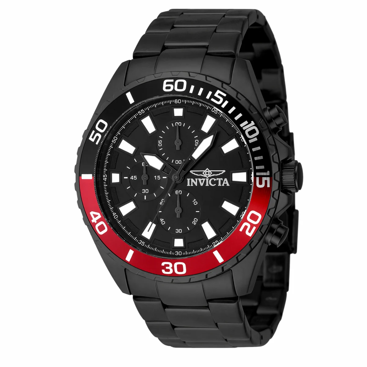 Invicta Pro Diver Nexodus Watch - 46mm. Black (48835) 46 mm kol saati