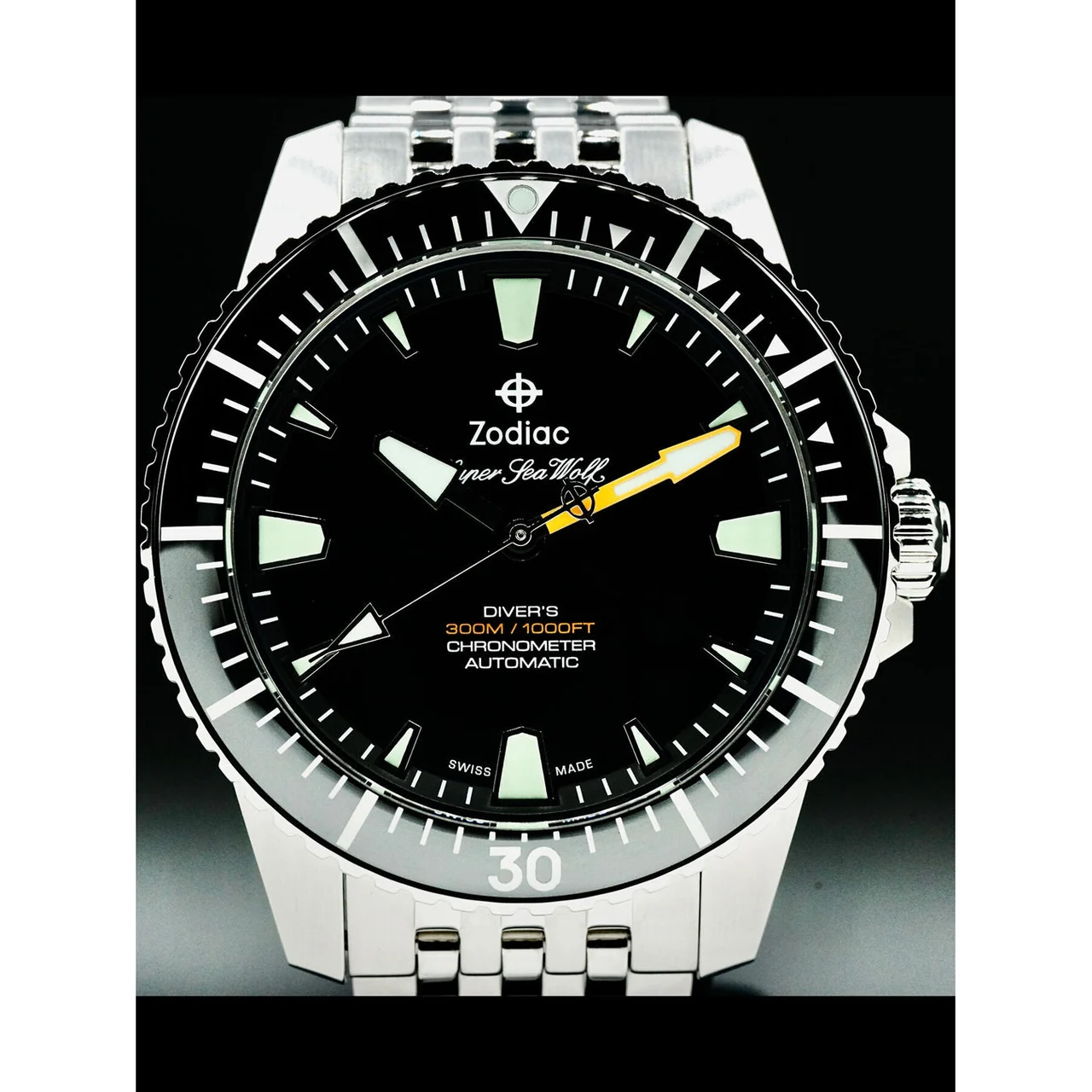 Zodiac Super Sea Wolf Pro-Diver 210000041152 42 mm kol saati