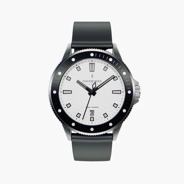 Nordgreen Waves 40mm WA40SISCBLXX kol saati